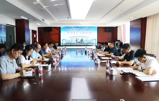 甘肅藥業(yè)集團(tuán)黨委副書記、總經(jīng)理竇生銘一行蒞臨隴神戎發(fā)進(jìn)行安全生產(chǎn)專項檢查