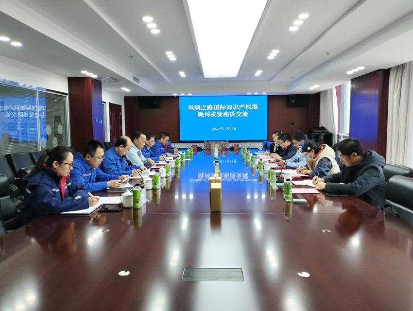絲綢之路國際知識產(chǎn)權(quán)港公司到訪隴神戎發(fā)